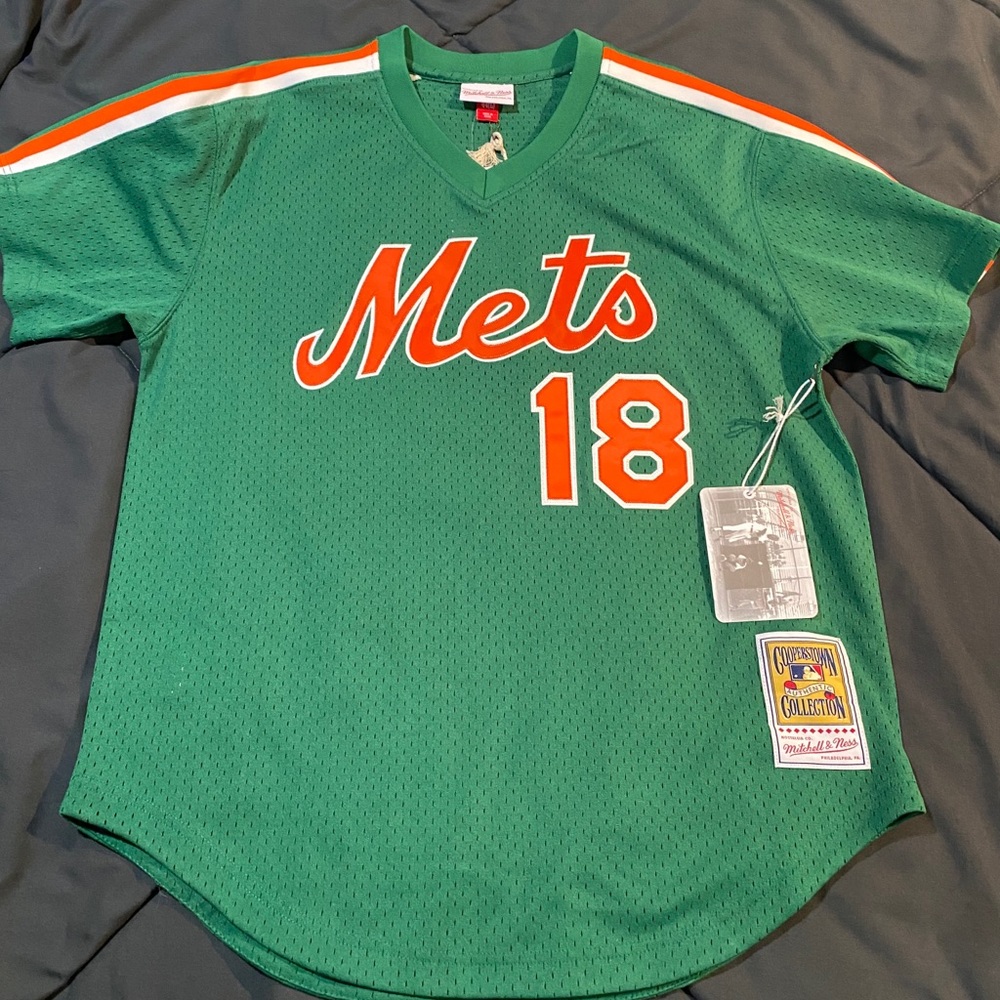 NWT Darryl Strawberry 88’ Green Mets Jersey